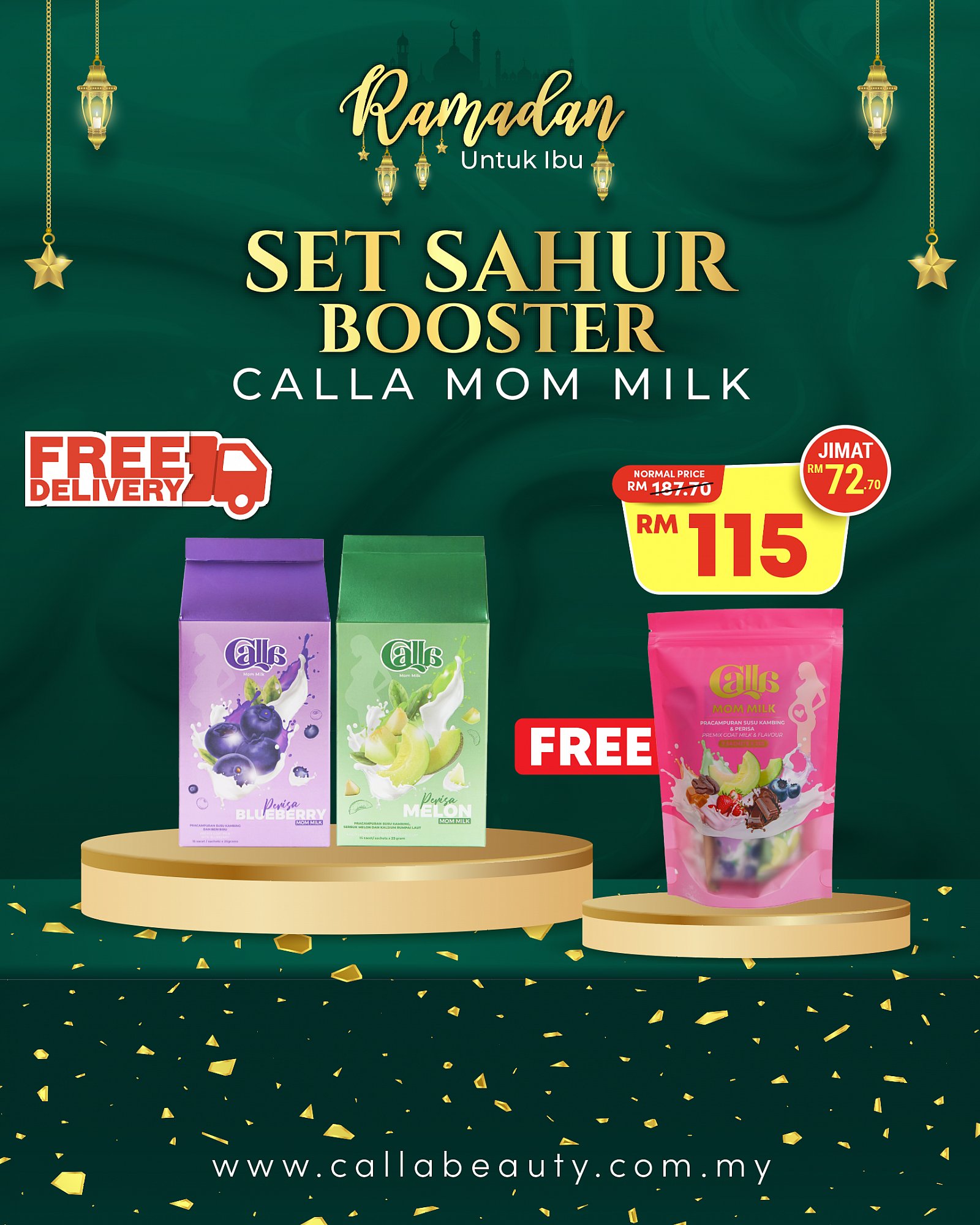 Farah Fakhira x Calla Milk - Combo 2 Box